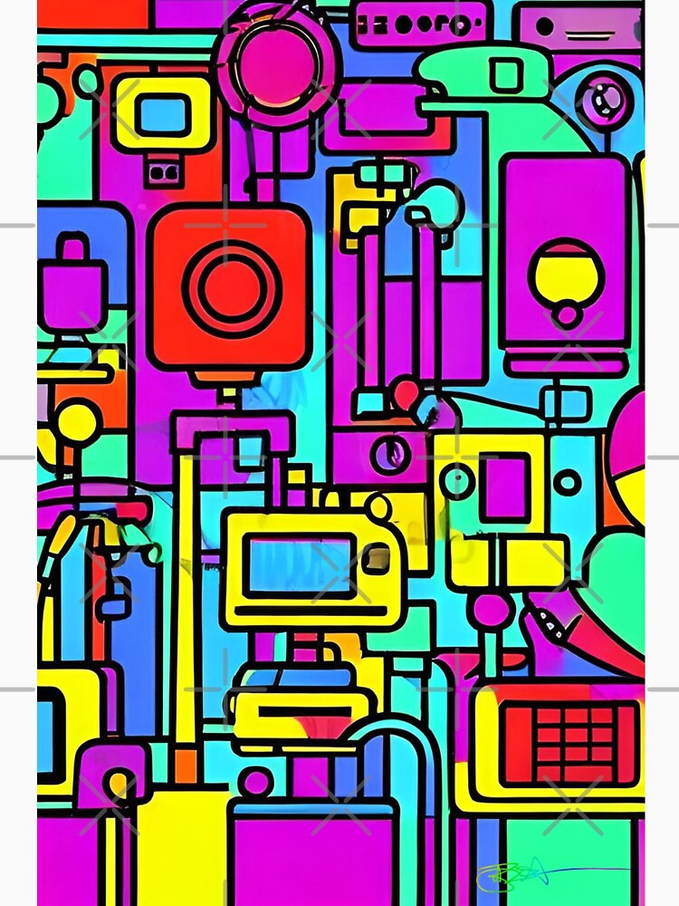 80’s Pop Art Vibes 67 by Benito Del Ray