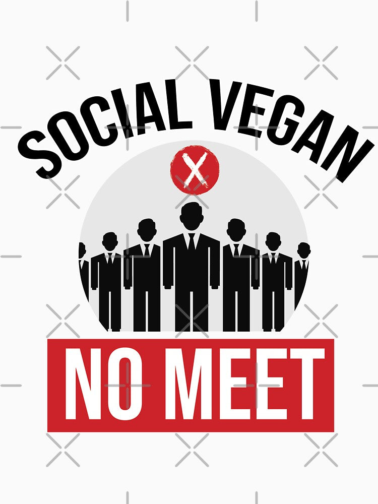 Social Vegan / Introvert / Funny Introvert / Introvert Gift by ikidyounot