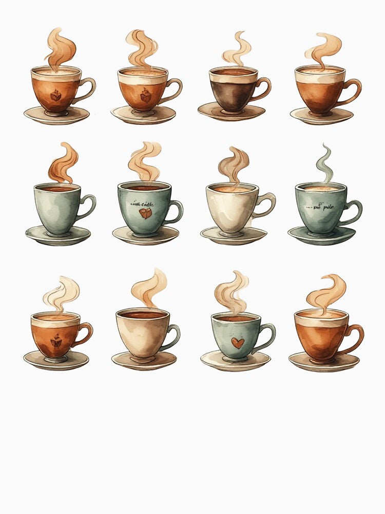 Heart Cups Steam Mosaic by sanorastyle