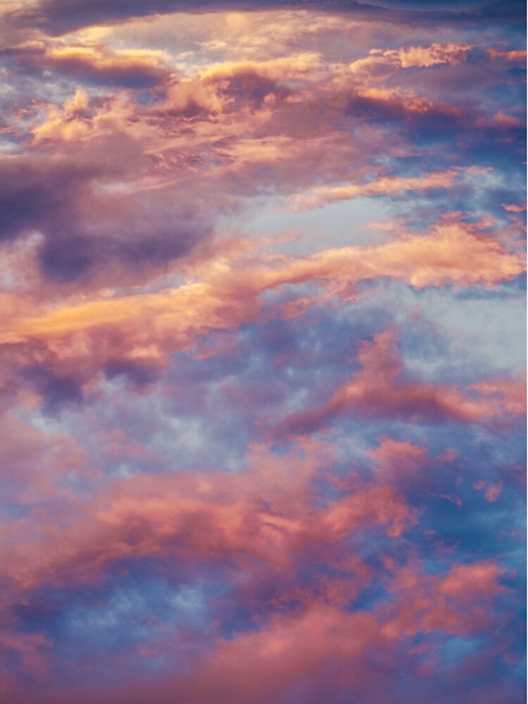 Pink & Blue Angelic Clouds by newburyboutique
