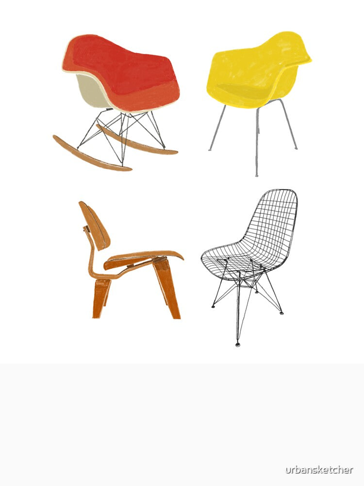 Four chairs by urbansketcher