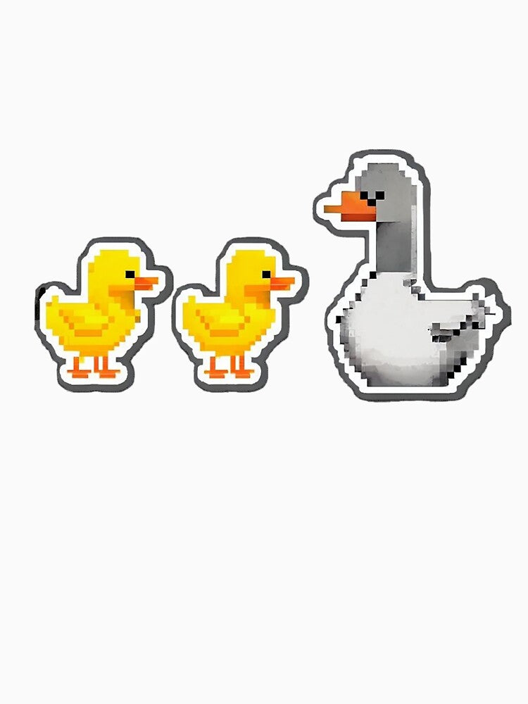Duck Duck Goose Pixel Art by 3rd Eye Perceptions