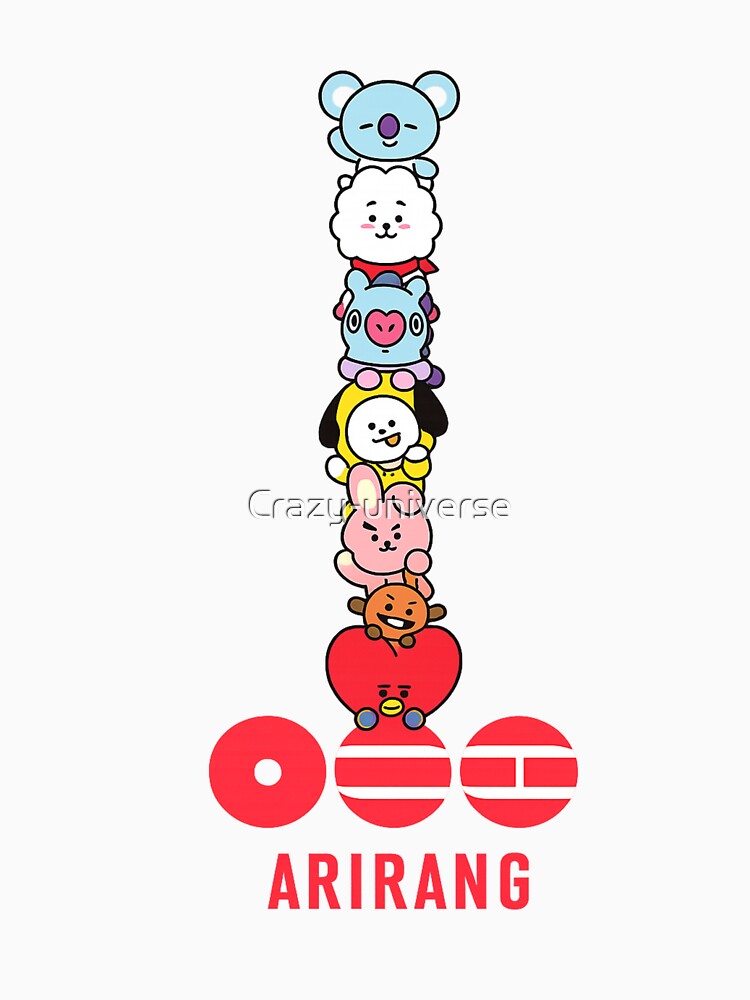 BT21 Arirang Bts — Cute BT21 Sticker by Crazy-universe