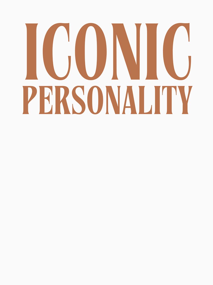 Iconic Personality – Timeless Mindset Minimal Streetwear Design by rebuZZ-Apparels-The Minimalistic Buzz