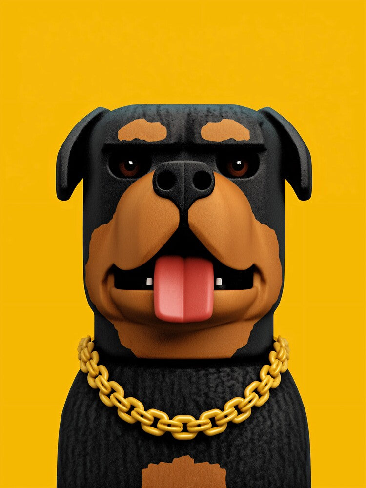 Stylish Rottweiler Figurine by lautir
