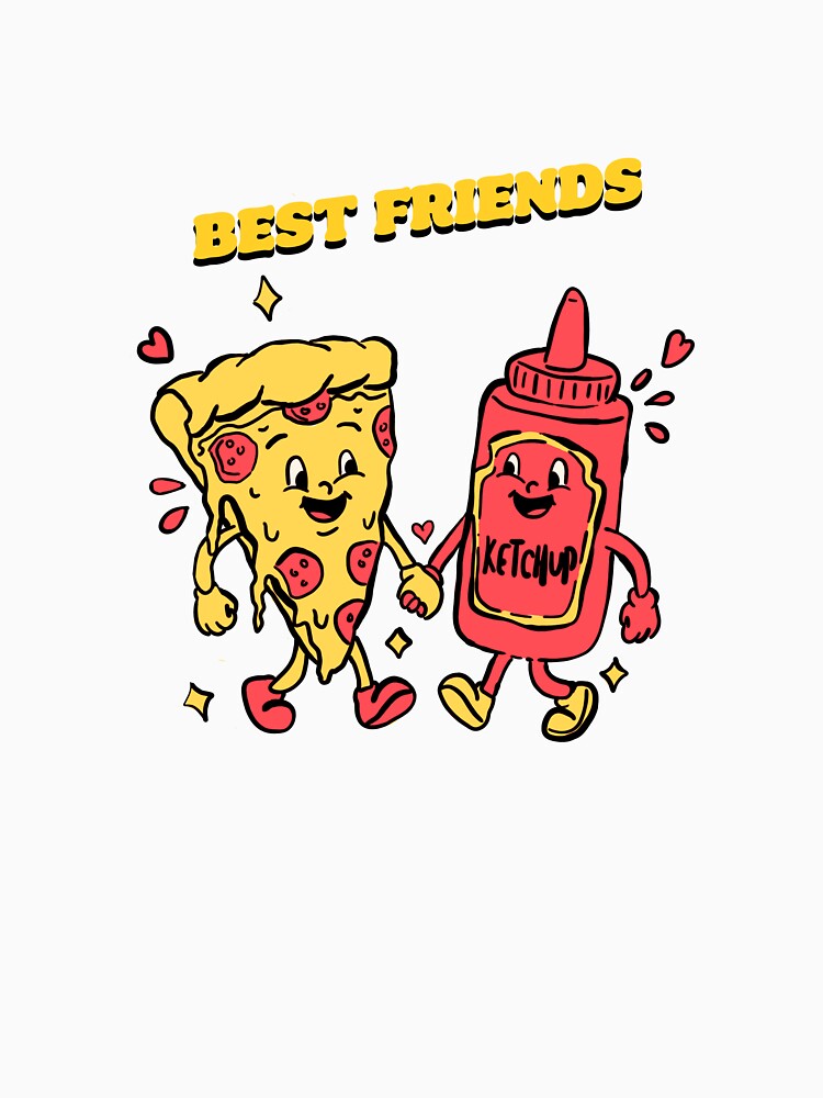 Pizza and Ketchup (Best Friends) by beboplab