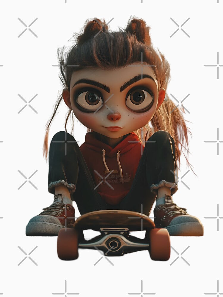 Teen Skater Vibes by AI-Only Creations