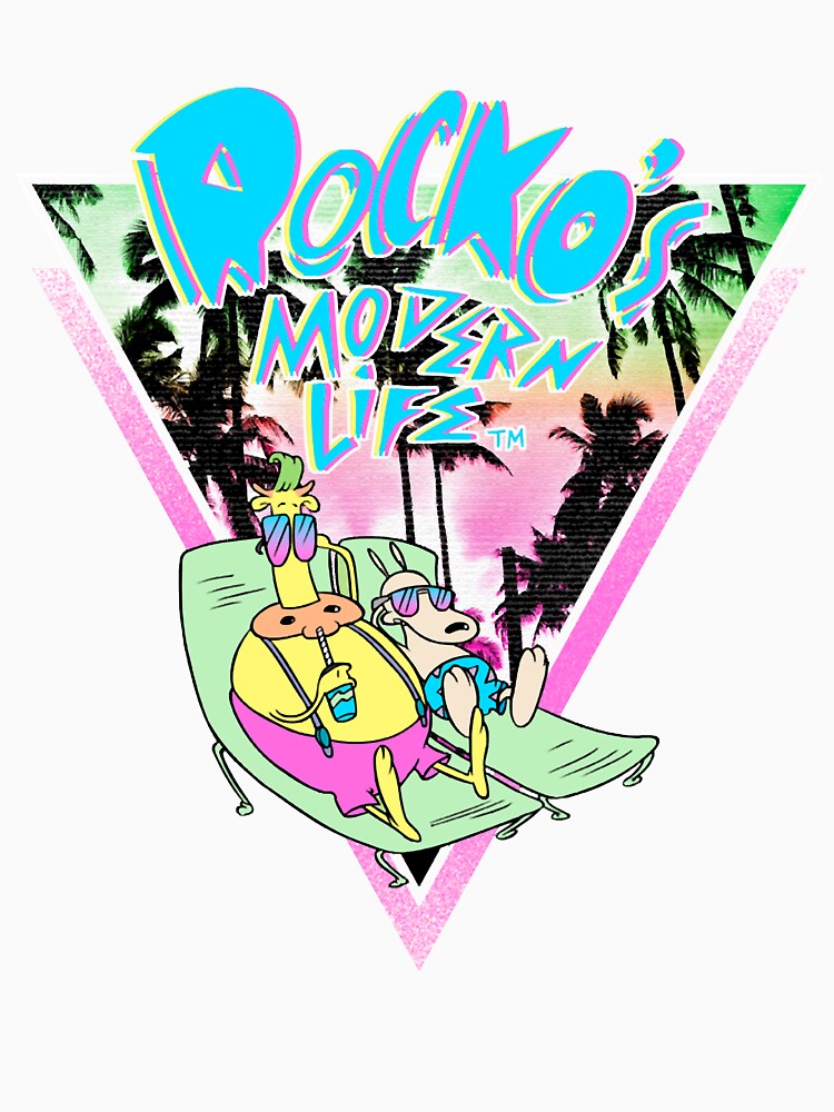 Rocko_s Modern Life Rocko And Heffer Tropical Logo by eilanend-ry