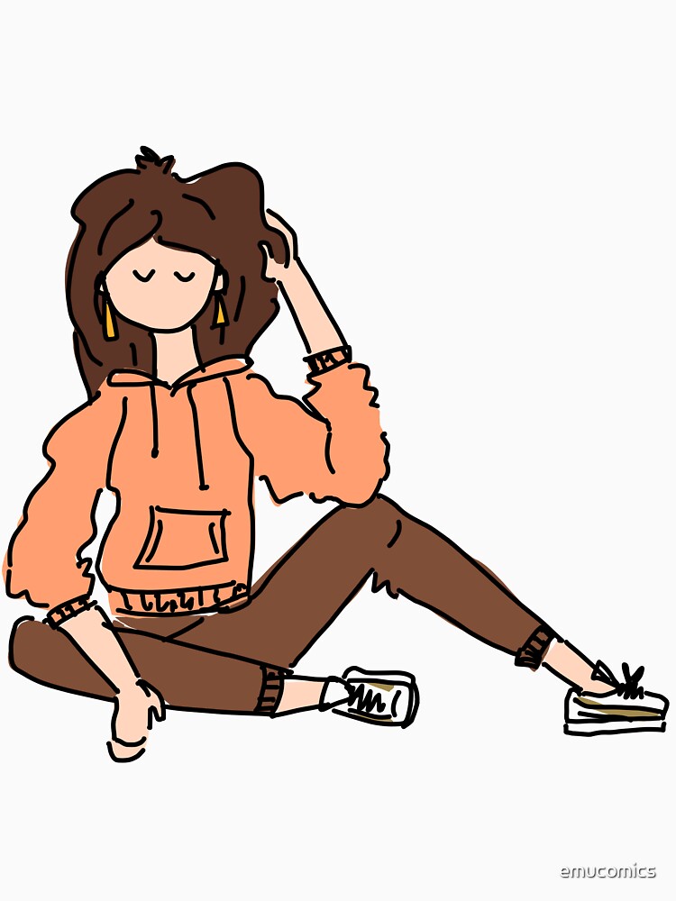 the girlfriend series - a girl and a hoodie by emucomics
