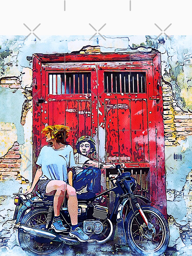 Retro Wall Art, Biker, Design by HelsinkiFashion