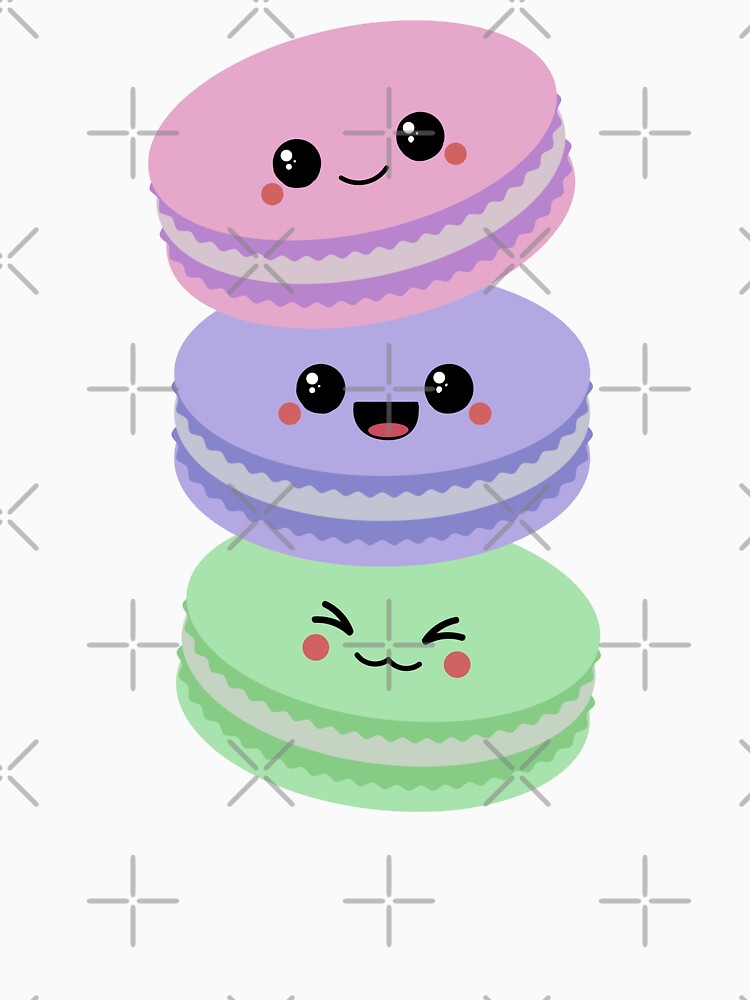 Kawaii Macaron Stack by sasyall