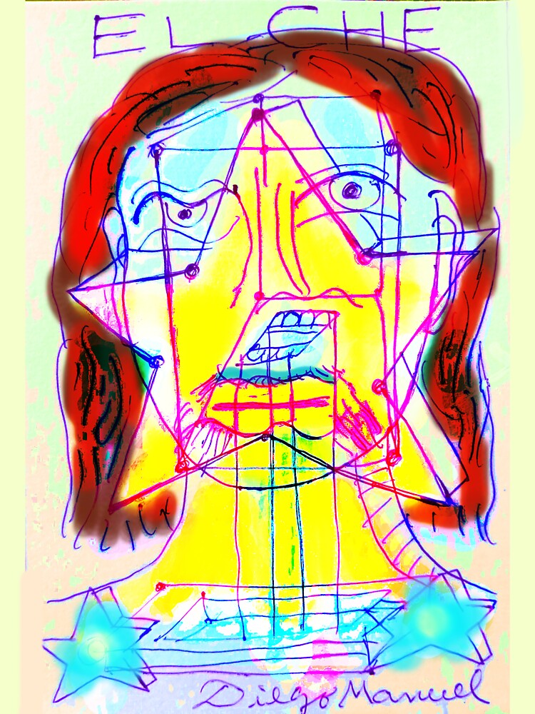 Cubist Che Guevara by Diego Manuel Rodriguez