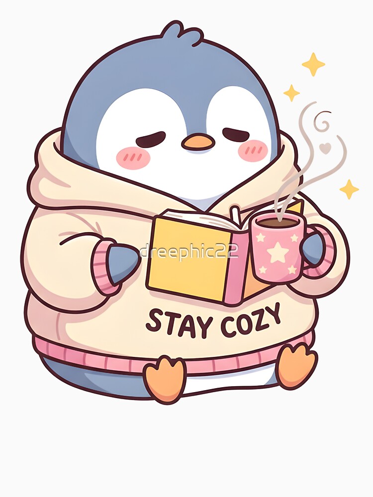 Sleepy Study Penguin by dreephic22