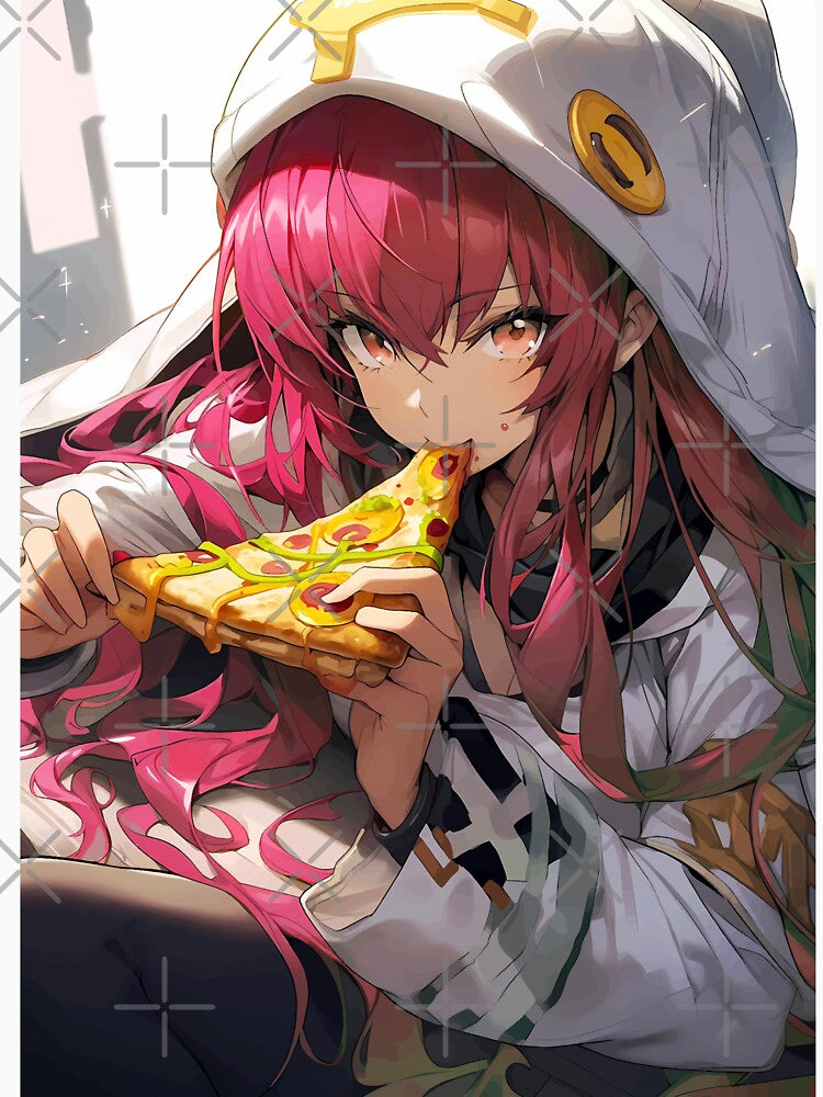 Pizza Anime Girl by Faissal Thomass