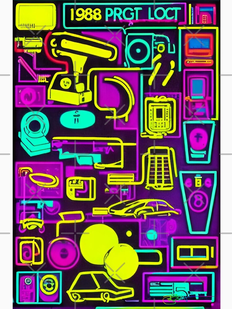 80’s Pop Art Vibes 15 by Benito Del Ray