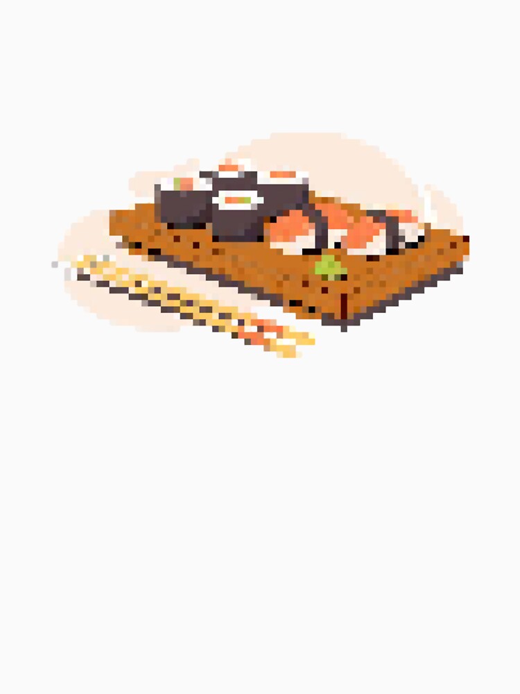 Pixelated Sushi by Potato Quality Prints
