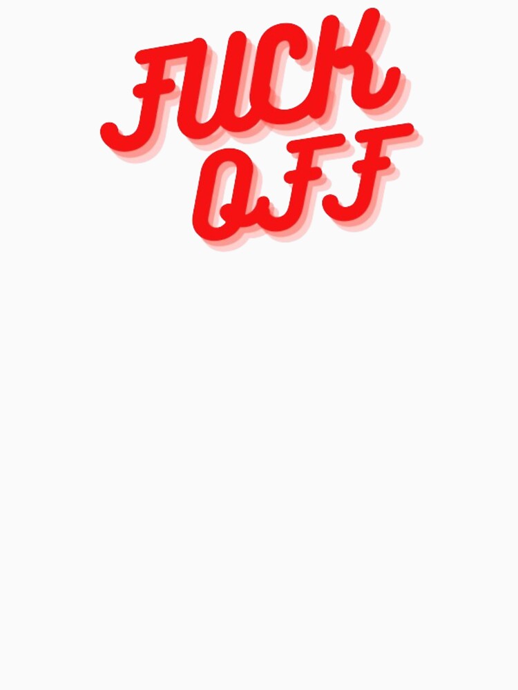 Fuck Off -black. Pastel Fuck Off Classic by Omegastyle