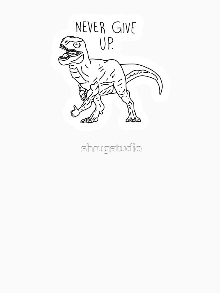 Motivational T-Rex by shrugstudio