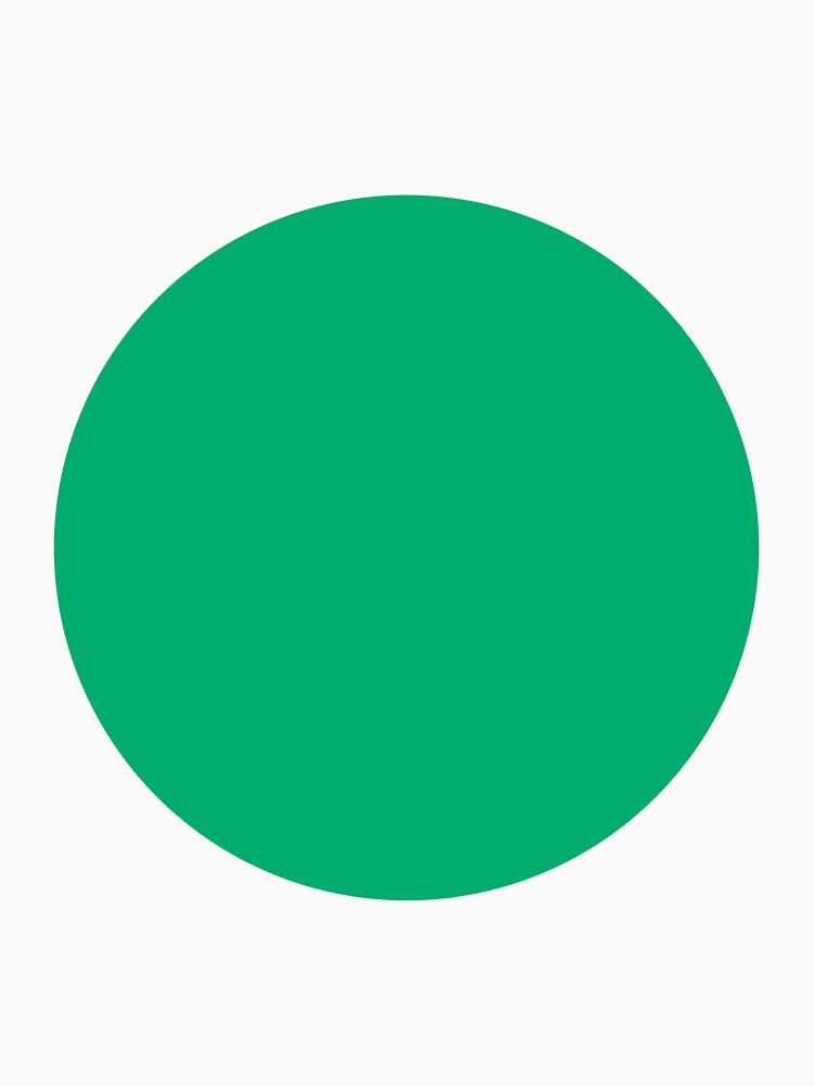 Bright Jade Green Solid Color by Jeallan Designs