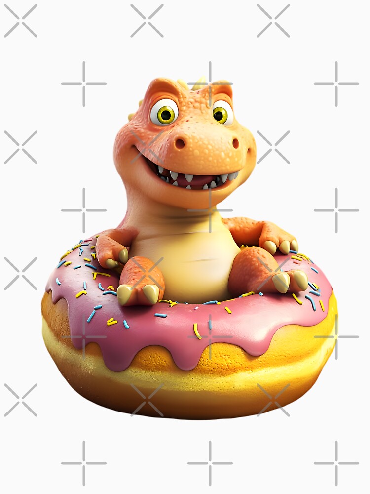 Dino Donut Delight by AI-Only Creations