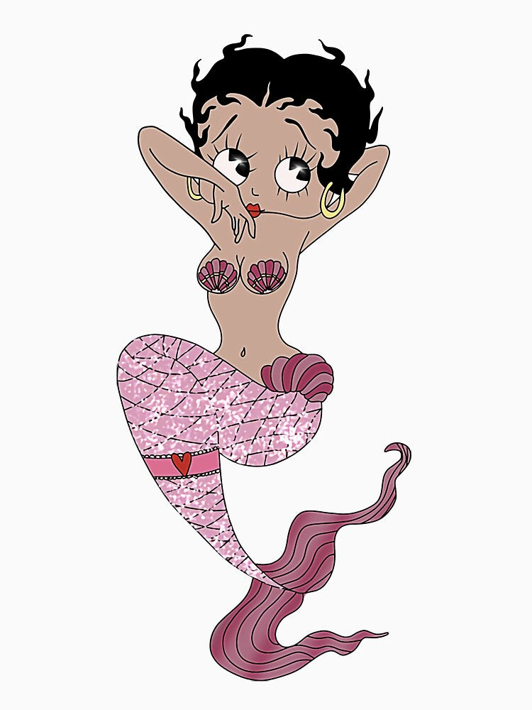 Betty Boop cute mermaid by TonyTurne
