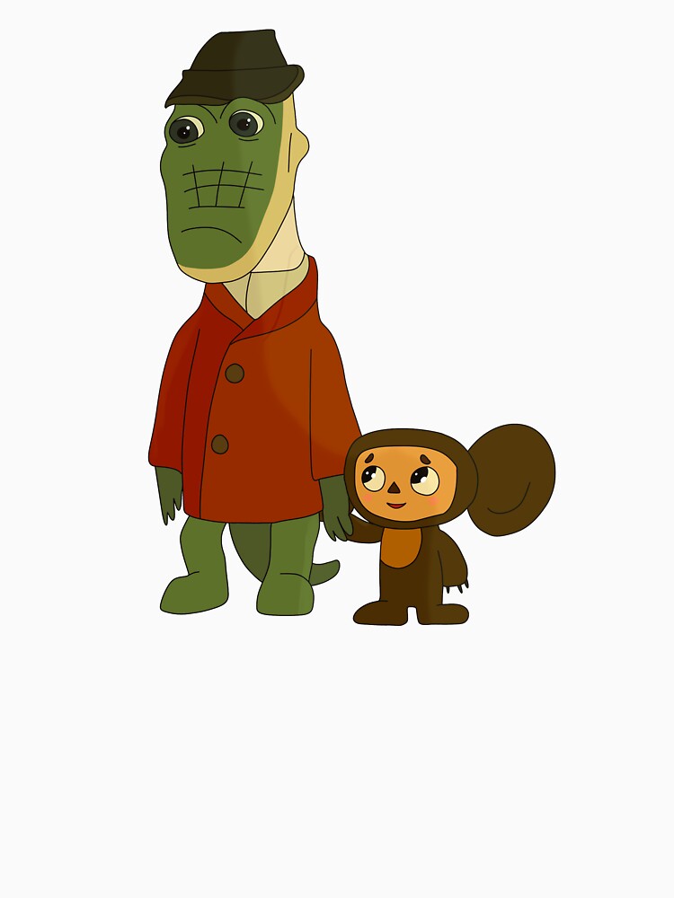 Cheburashka and Gena by Margo Dardik