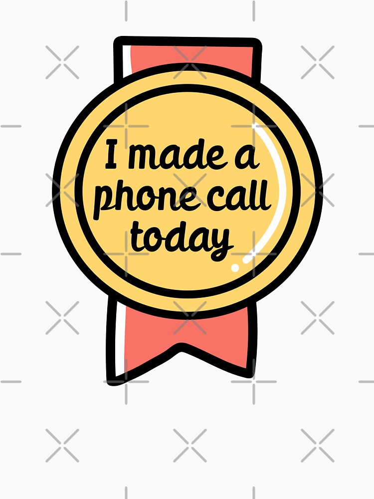 I made a phone call today badge by 23mangoes