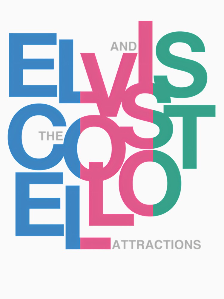 Elvis Costello (Black) And The Attractions by Paidobento