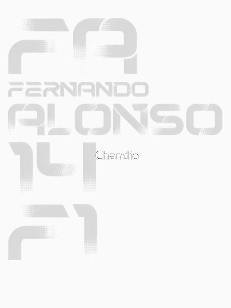 Alonso Fa Fernando 14 F1 by Chandio