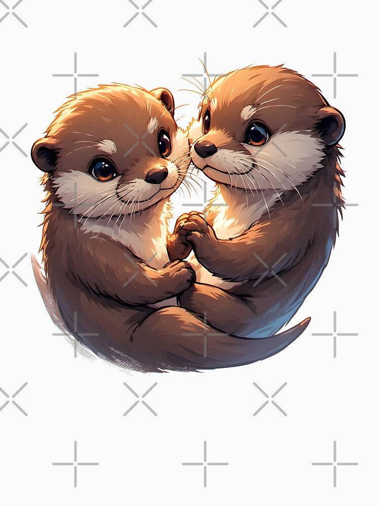 Significant Otters Funny Love Pun Design by owi-art
