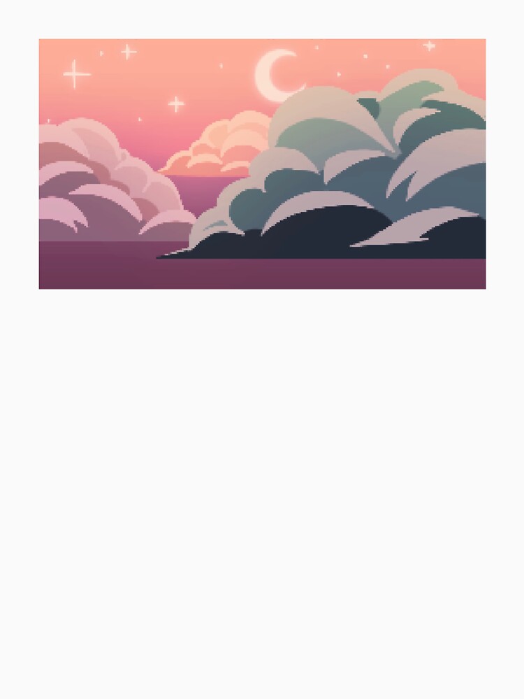 Night Sky Pixel Art by CastielsWalmart