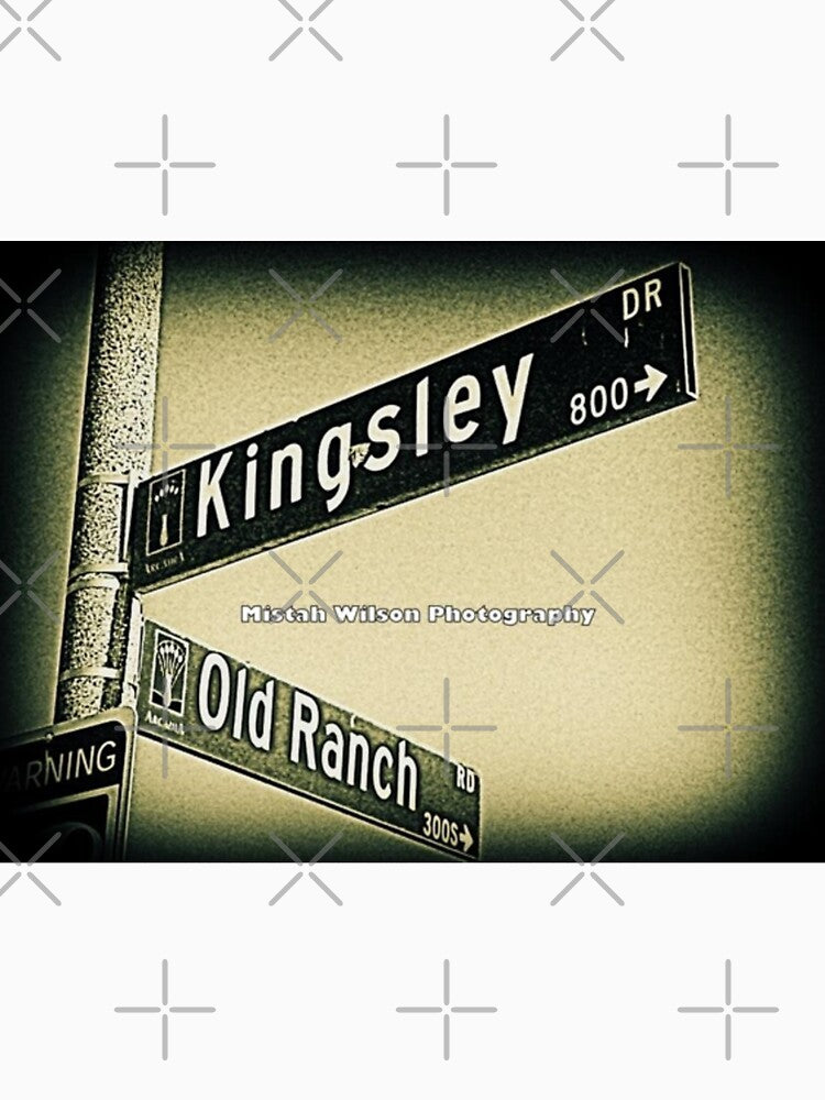 Kingsley Drive & Old Ranch Road, Arcadia, California by Mistah Wilson by The Street Sign Store