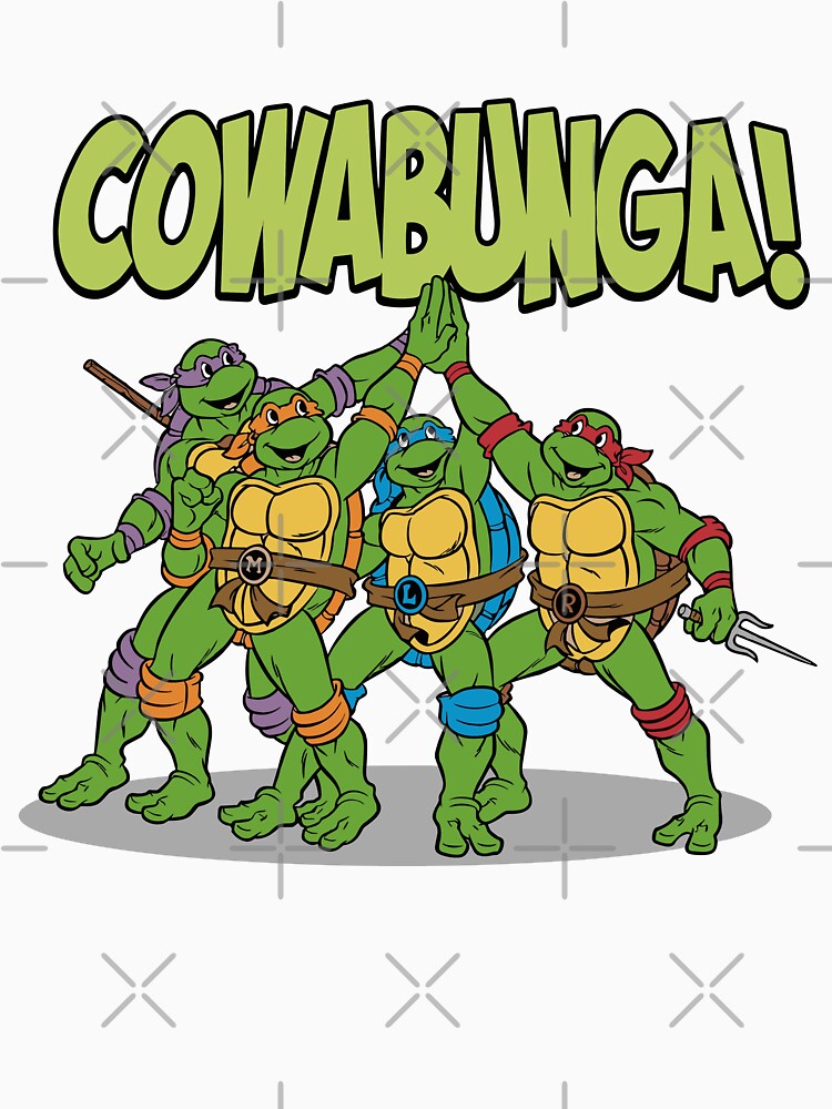 Cowabunga High Five - Mutant Ninja Turtles Group Hug by Krasnovaovaova