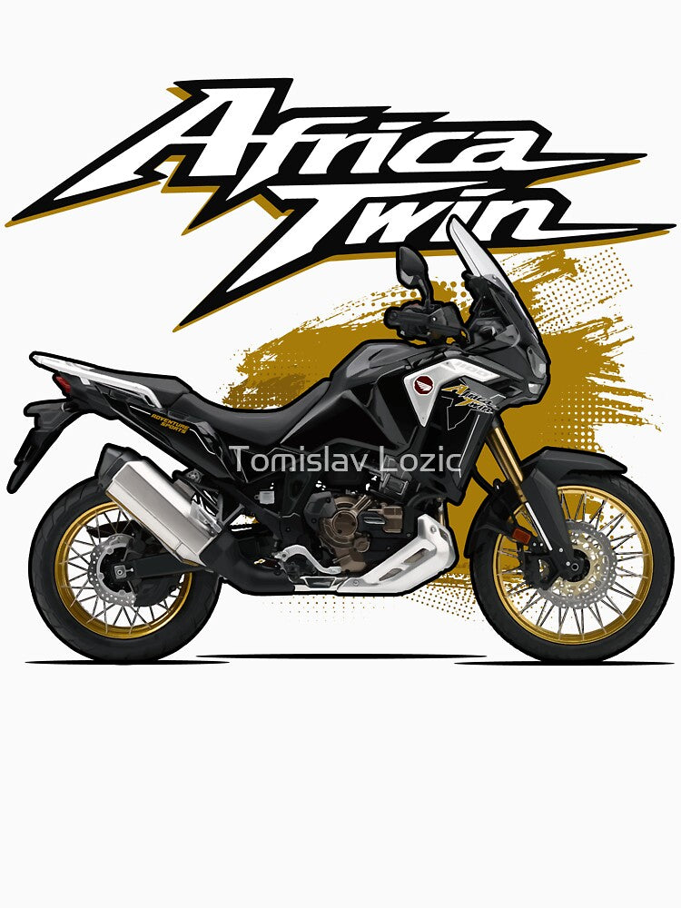 Africa Twin - Black by Tomislav Lozić