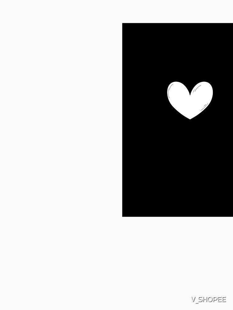 Simple white heart by V_SHOPEE