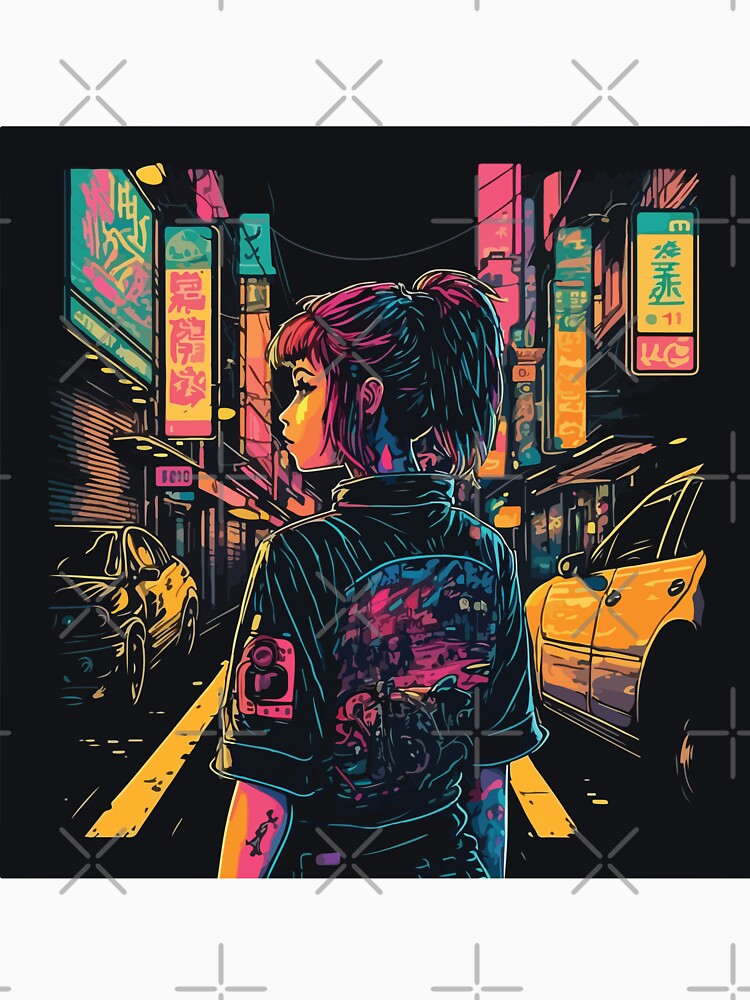 Japanese Street Cyberpunk Tokyo Streetwear by vectrus