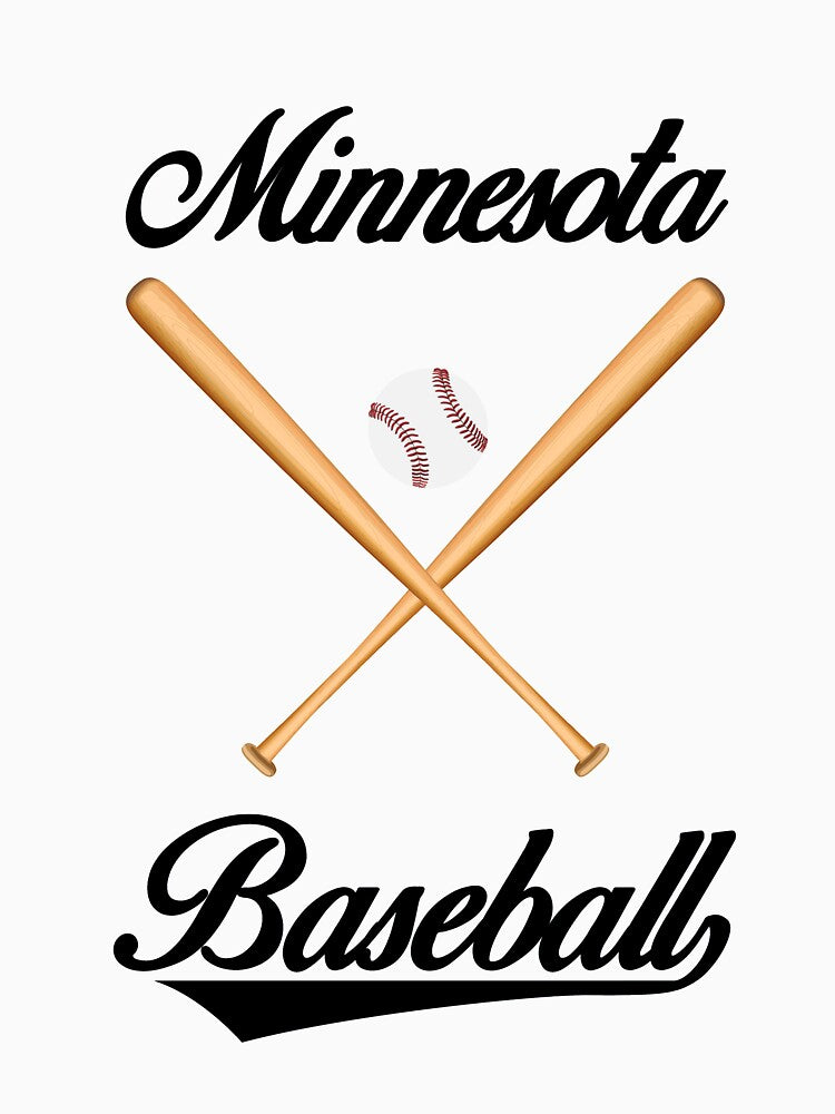 Minnesota Baseball T-Shirt for Men and Women by AllStarMerch
