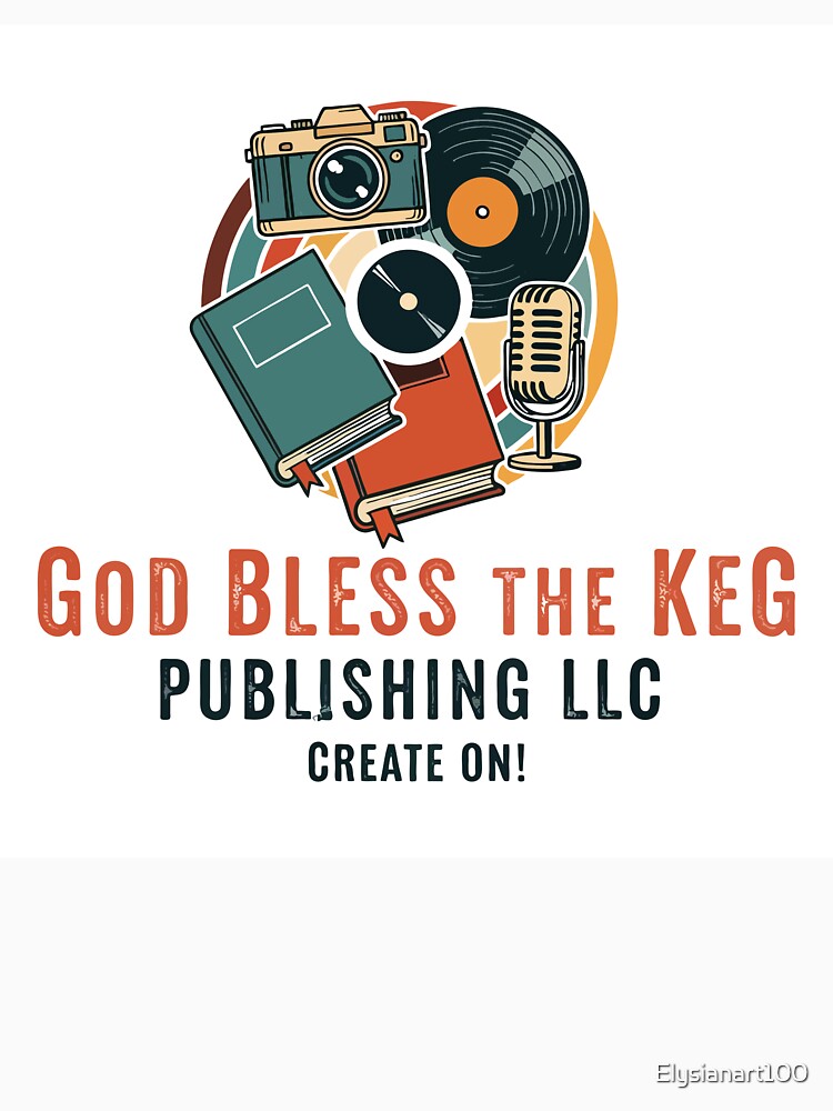 The Modern Logo for God Bless the Keg Publishing LLC by Elysianart100
