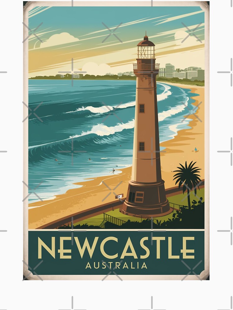 NewcastleVintage Travel Poster by TravelerRat
