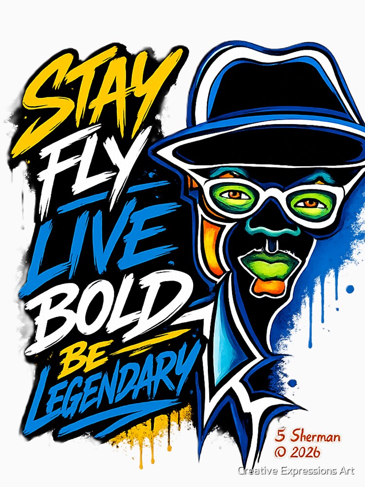 Stay Fly. Live Bold. Be Legendary.™ by Creative Expressions Art