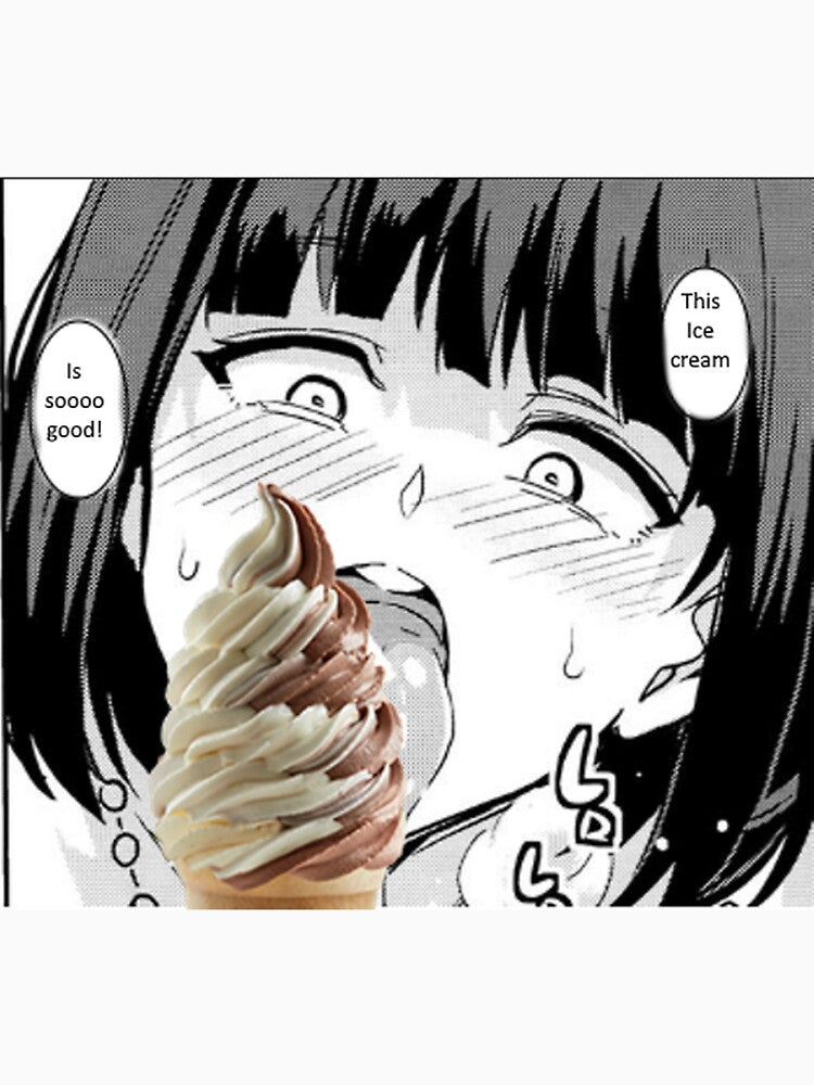 Girl licking ice cream by Trendy-Finds