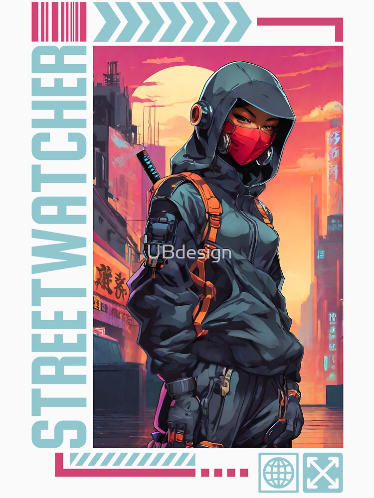Street Watcher Ninja Girl by UBdesign