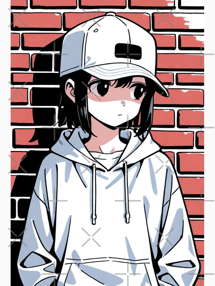 Fashion - front man white hoodie by AnimeShin