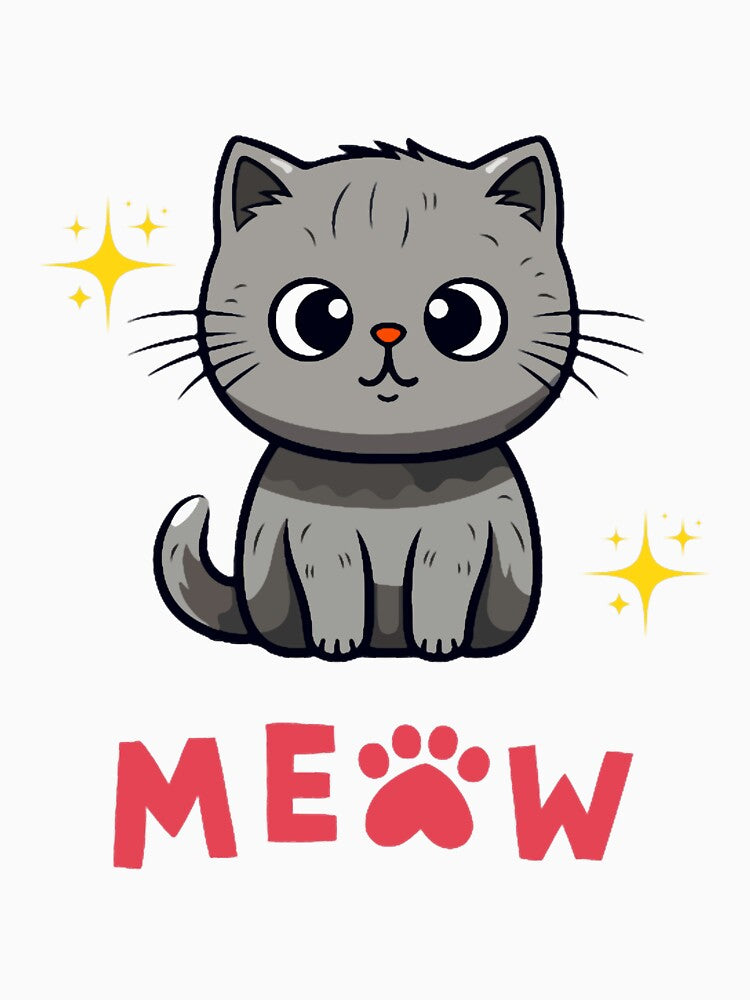 cat sayiiiing meawwww Oversized by VycMerch
