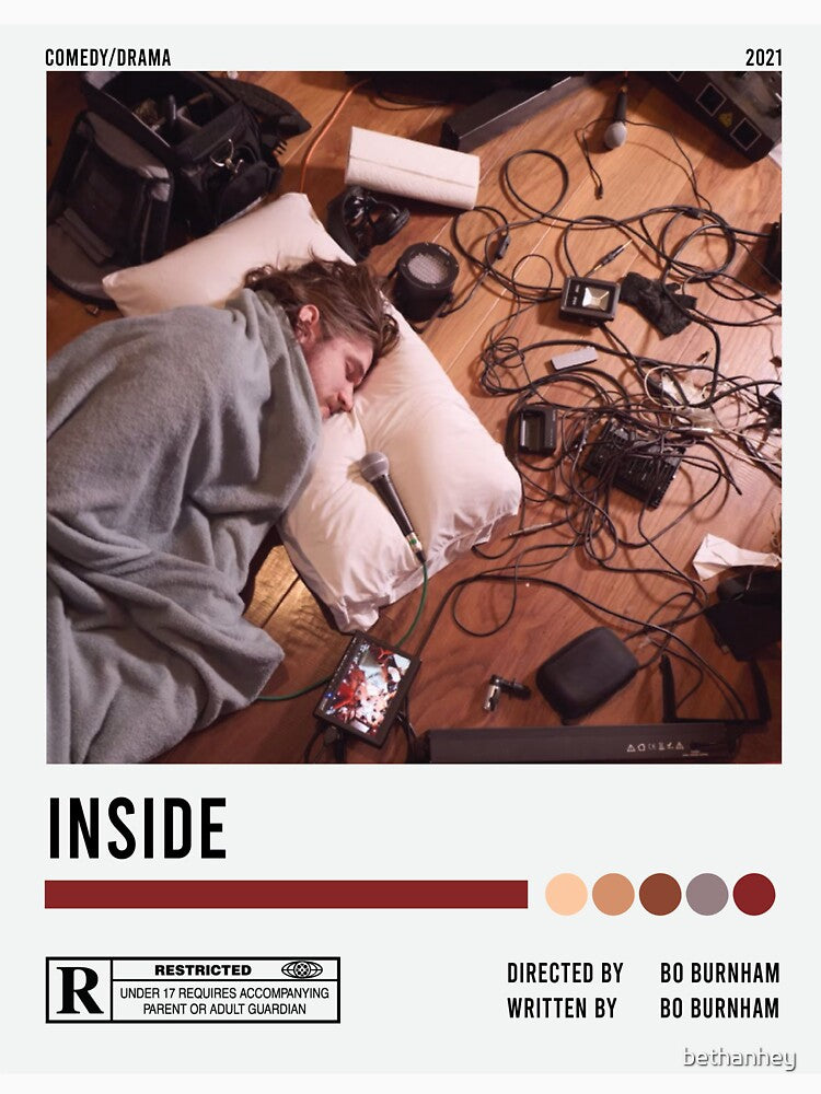Bo Burnham Inside Indie Aesthetic Poster by bethanhey
