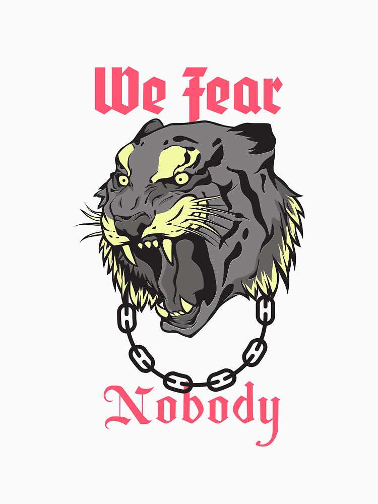 We Fear Nobody Slim fit T-Shirts by Dave1991