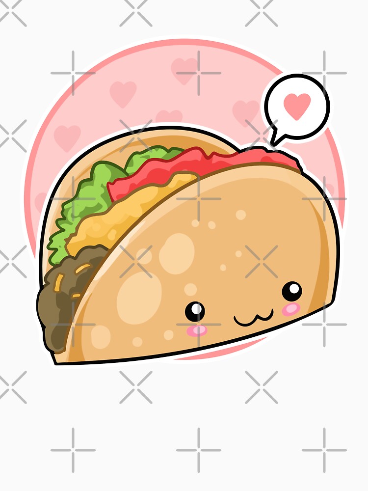 Cute Kawaii Taco by SHIRTOVERLORD