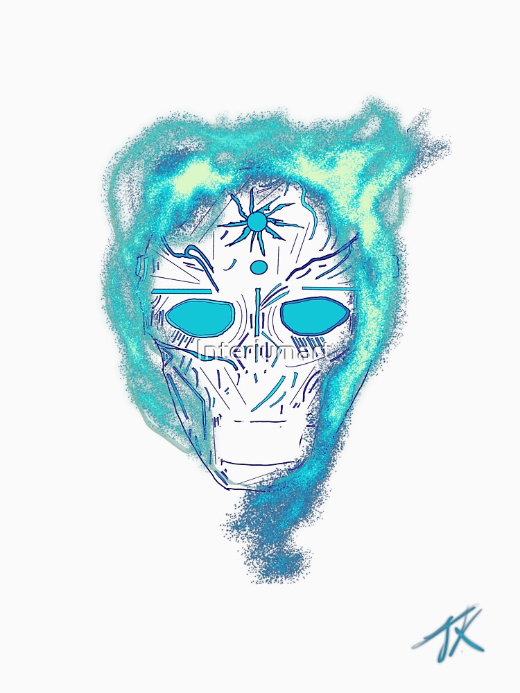 Blue Neon Wolf by Interiumart
