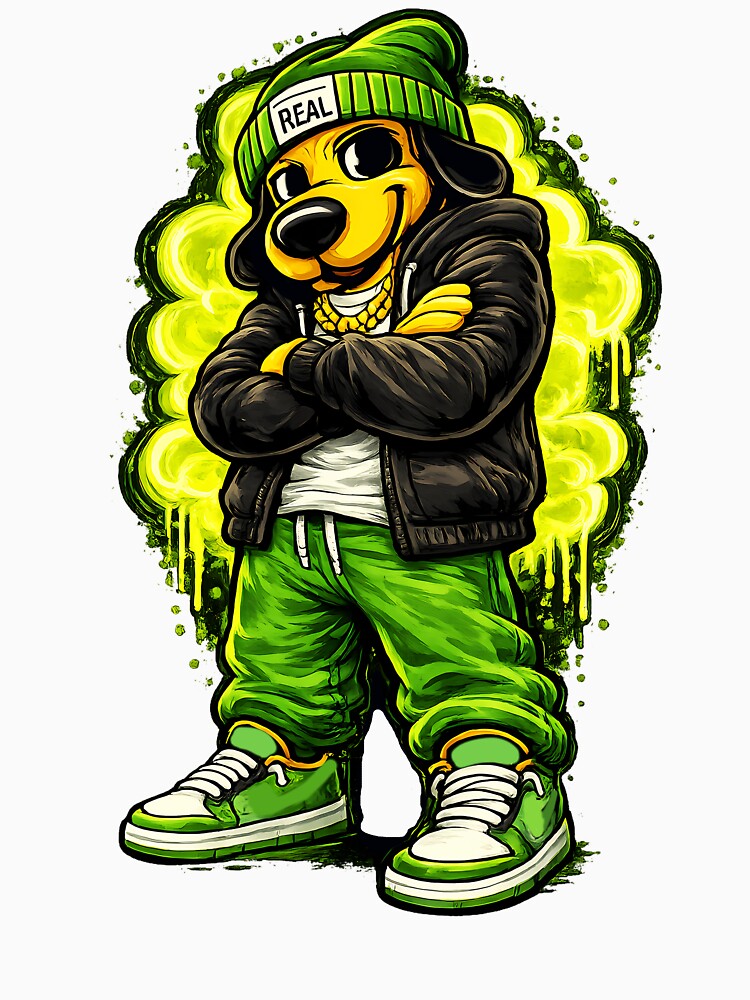 Street Dog Urban Style Neon Green by HOPPER420