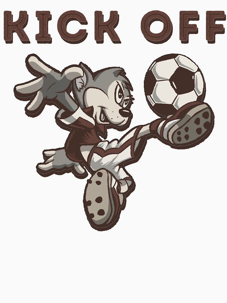 kick off vintage cute cartoon football player cat mascot - embroidery iron patch textured graphic artwork by hayrpictures